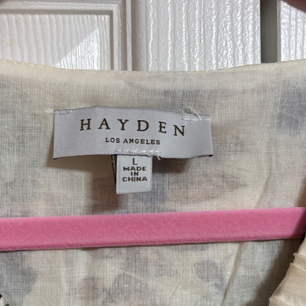 Hayden Women's Floral Blouse - Blue, Green, and Cream - Picture 2 of 13